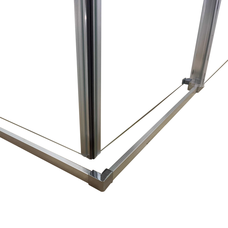 Душова кабіна Koer SR SC03-90x90x200-TR-02 Easy Clean 6мм SS Color, без піддону, прозоре скло 