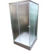 Душевая кабина Mixxus CUBIC SCT01-100x100x195-FB CHROME 4мм, с низким поддоном, матовое стекло