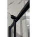 Душевая кабина Mixxus Premium Quadro SC01-90x90x195-TR Black 6мм, без поддона, прозрачное стекло