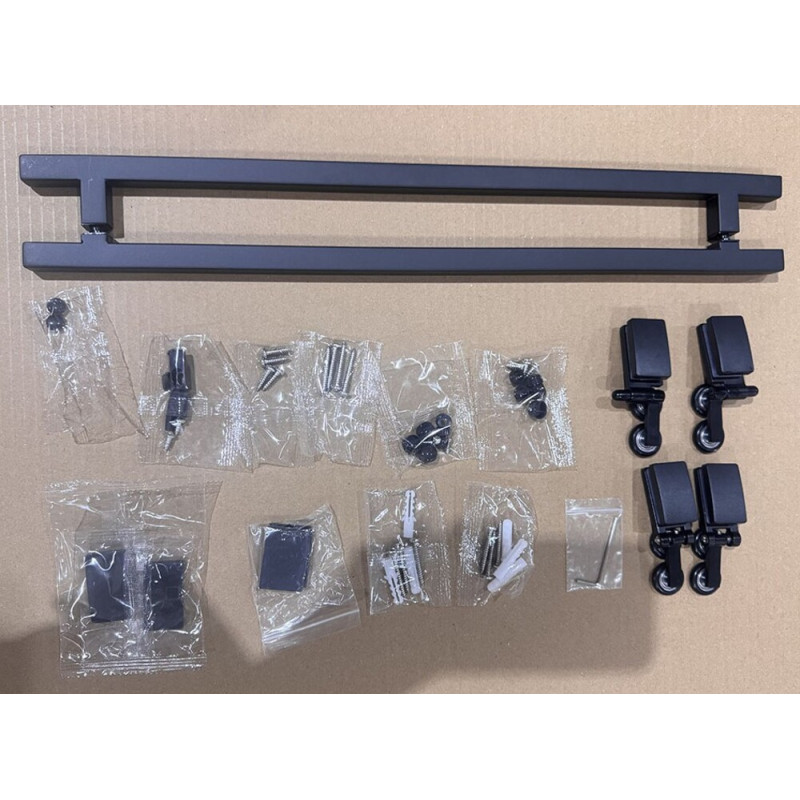 Душевая кабина Mixxus Premium Quadro SC01-90x90x195-TR Black 6мм, без поддона, прозрачное стекло