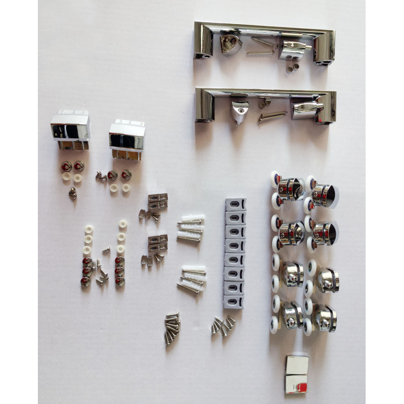 Душова кабіна Mixxus Premium DIVERSE SC02-90x90x195-TR Chrome 5мм, без піддону, прозоре скло 