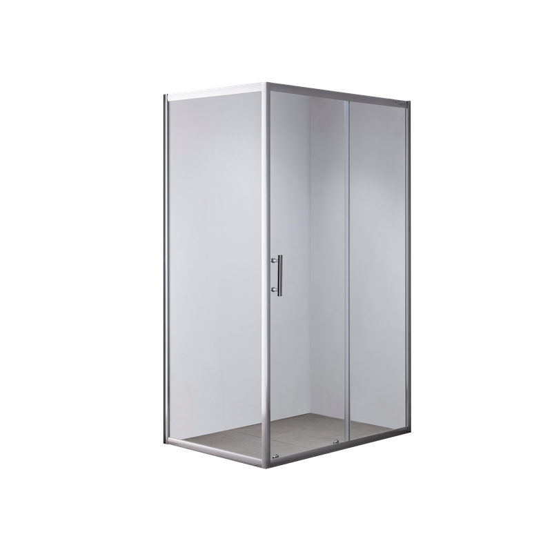 Душова кабіна Mixxus HARD SC01-120x80x185-TR CHROME 5мм, без піддону, прозоре скло 