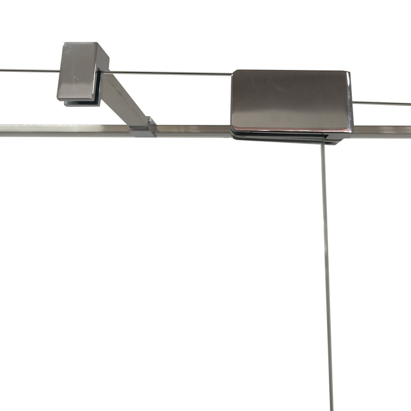 Душевая кабина Koer SR SC02-100x80x200-TR-01 Easy Clean 8мм, без поддона, прозрачное стекло, хром