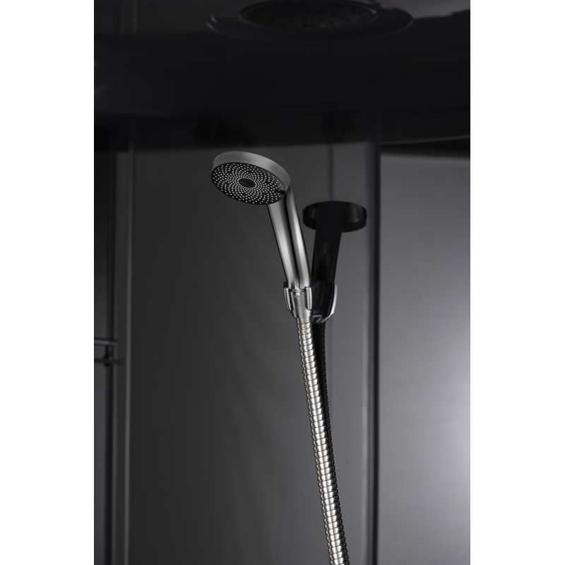 Бокс душевой Mixxus STRONG SB02-90x90x215-FB SATIN без гидромассажа с низким поддоном