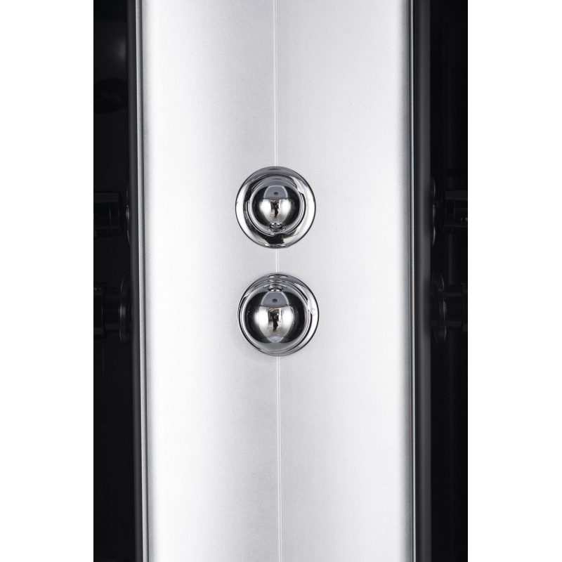 Бокс душевой Mixxus STRONG SB02-90x90x215-FB SATIN без гидромассажа с низким поддоном