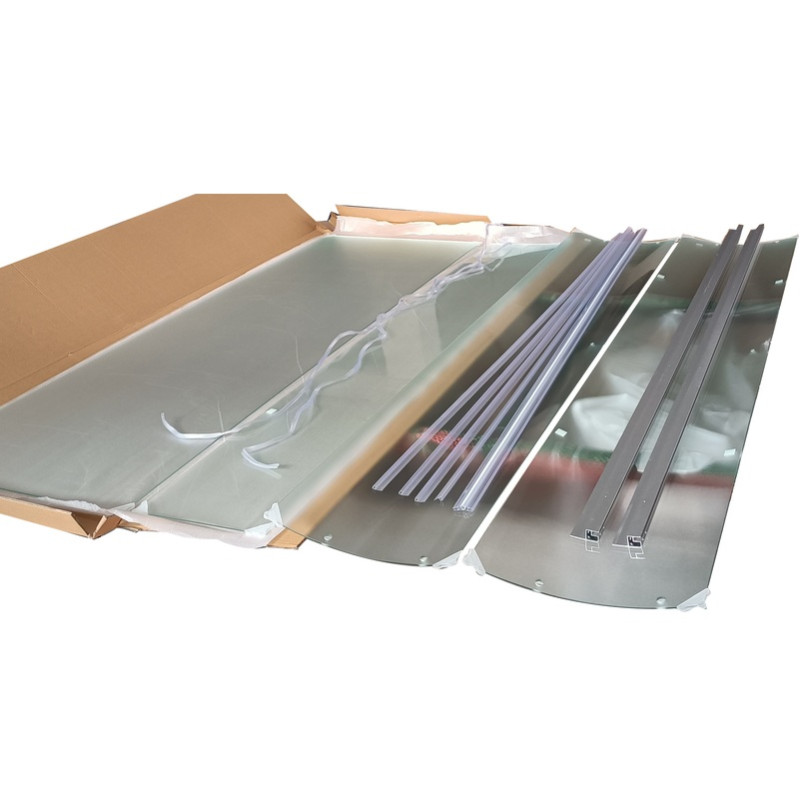 Бокс душевой Mixxus STRONG SB02-90x90x215-FB SATIN без гидромассажа с низким поддоном