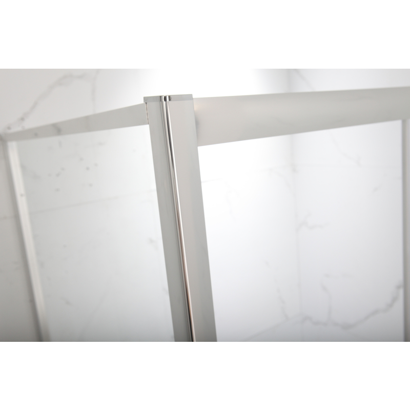 Душова кабіна MIXXUS HARD SC01-120x80x185-TR CHROME NEW 5мм, без піддону, прозоре скло 