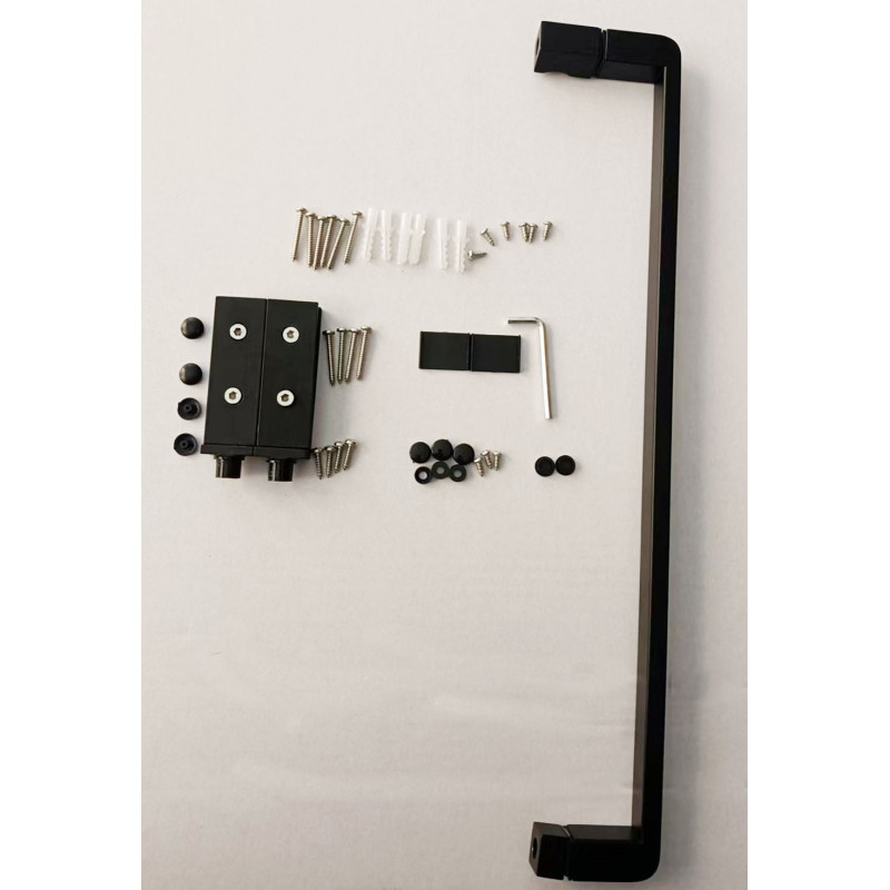 Душова кабіна Mixxus Premium BEVEL SC01-90x90x195-TR Black 6мм, без піддону, прозоре скло 