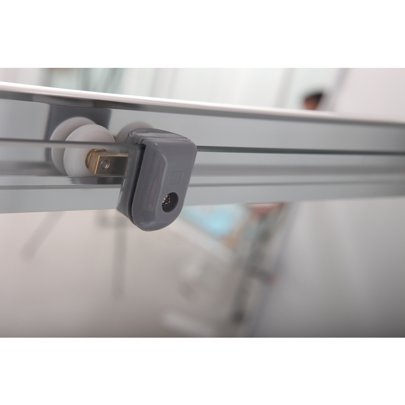 Душова кабіна MIXXUS HARD SCT01-100x90x198-TR CHROME NEW 5мм, з низьким піддоном, прозоре скло 