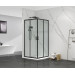 Душова кабіна Mixxus Premium DIVERSE SC02-90x90x195-TR Black 5мм, без піддону, прозоре скло 