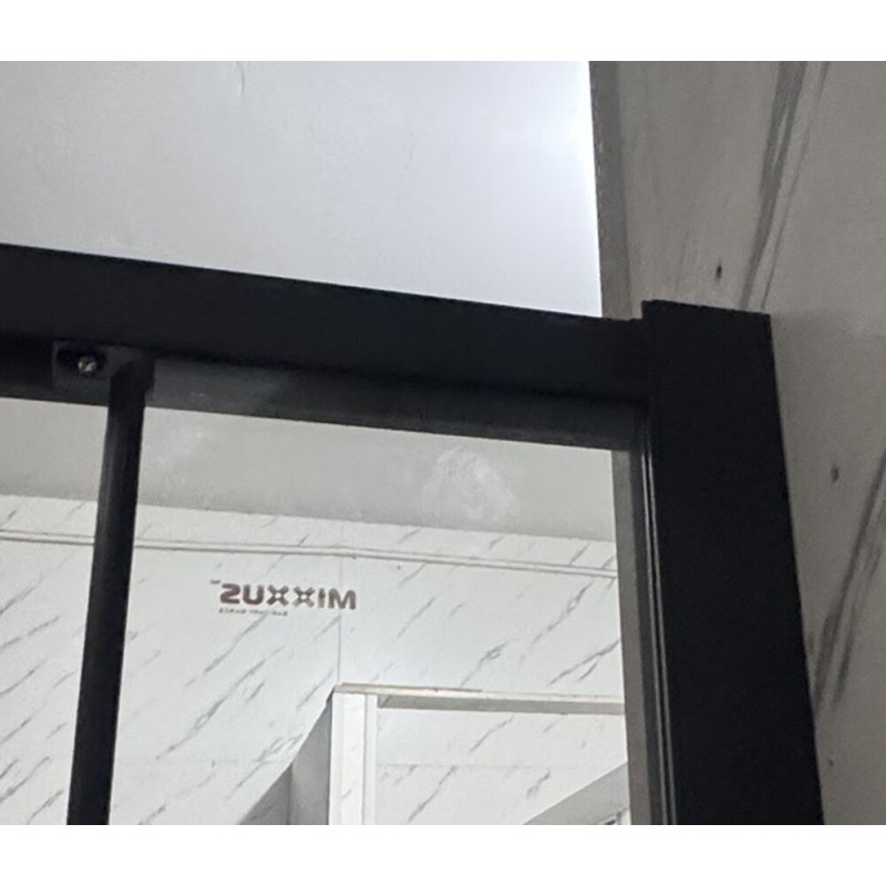 Душевая кабина Mixxus Premium Quadro SC01-120x80x195-TR Black 6мм, без поддона, прозрачное стекло