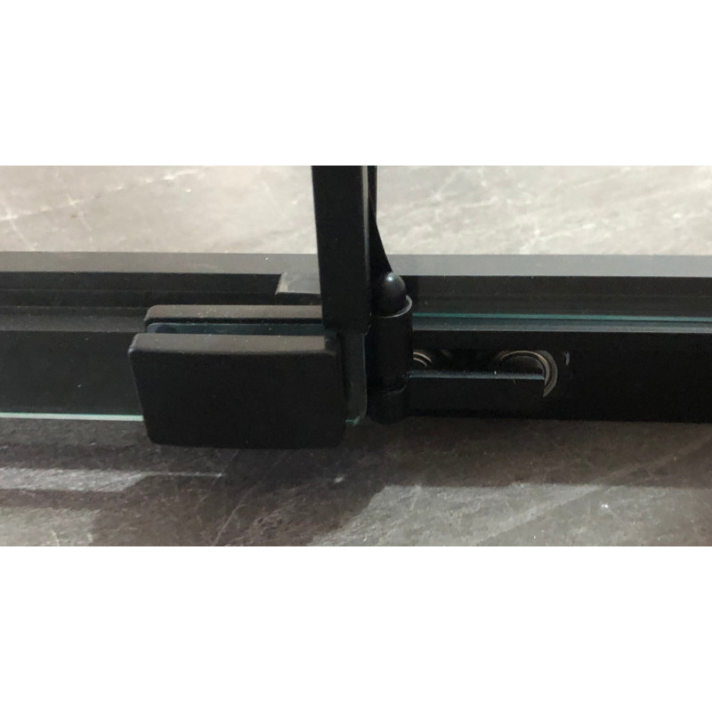 Душевая кабина Mixxus Premium Quadro SC01-120x80x195-TR Black 6мм, без поддона, прозрачное стекло