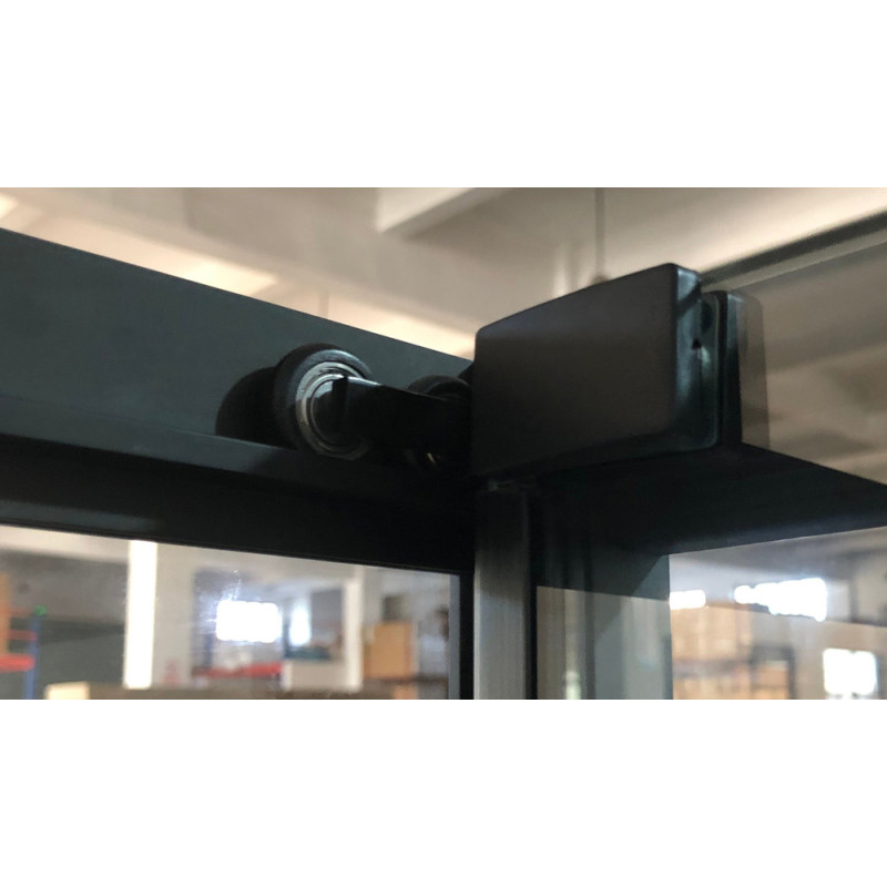 Душевая кабина Mixxus Premium Quadro SC01-120x80x195-TR Black 6мм, без поддона, прозрачное стекло