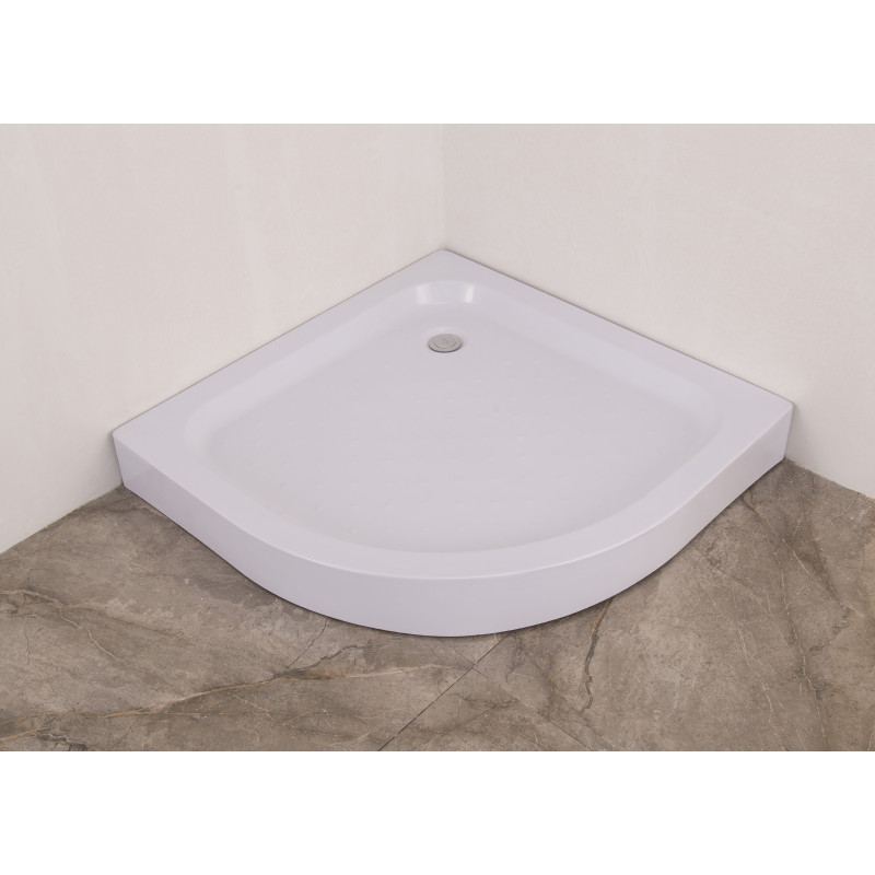 Душевая кабина Mixxus PLAIN SCT02-90x90x195-TR GRAPHITE 4мм, с низким поддоном, прозрачное стекло