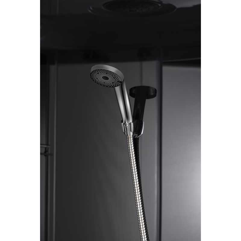 Бокс душевой Mixxus WAVE SB02-120x80x215-R-FB SATIN без гидромассажа с низким поддоном