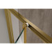 Душова кабіна Koer SR SC09-90x90x200-L-TR-12  Easy Clean 6мм,  без піддону, прозоре скло, матове золото 