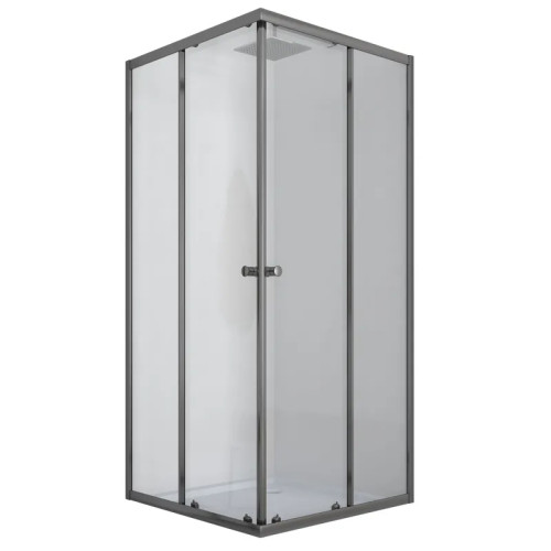 Душова кабіна Mixxus CUBIC SC01-90x90x185-TR GRAPHITE 4мм, без піддону, прозоре скло Душова кабіна Mixxus CUBIC SC01-90x90x185-TR GRAPHITE 4мм, без піддону, прозоре скло