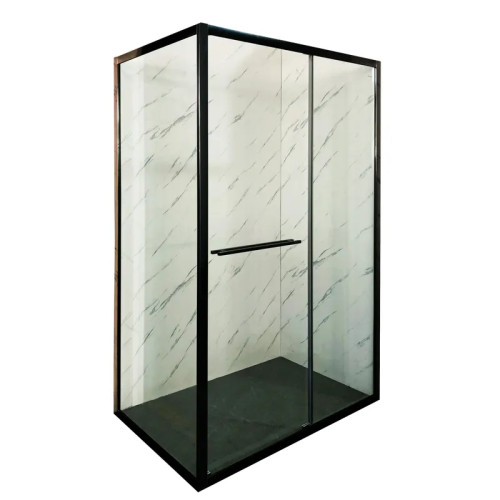 Душевая кабина Mixxus Premium Quadro SC01-120x80x195-TR Black 6мм, без поддона, прозрачное стекло Душевая кабина Mixxus Premium Quadro SC01-120x80x195-TR Black 6мм, без поддона, прозрачное стекло