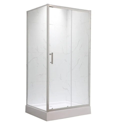 Душова кабіна MIXXUS HARD SCT01-100x90x198-TR CHROME NEW 5мм, з низьким піддоном, прозоре скло Душова кабіна MIXXUS HARD SCT01-100x90x198-TR CHROME NEW 5мм, з низьким піддоном, прозоре скло