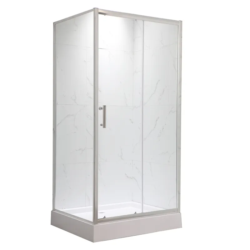 Душова кабіна MIXXUS HARD SCT01-100x90x198-TR CHROME NEW 5мм, з низьким піддоном, прозоре скло 