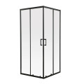 Душова кабіна Mixxus Premium DIVERSE SC02-90x90x195-TR Black 5мм, без піддону, прозоре скло 