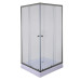 Душевая кабина Mixxus CUBIC SCT01-90x90x195-TR GRAPHITE 4мм, с низким поддоном, прозрачное стекло