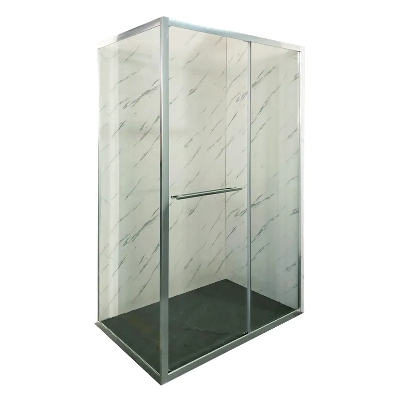 Душевая кабина Mixxus Premium Quadro SC01-120x80x195-TR Chrome 6мм, без поддона, прозрачное стекло