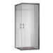 Душевая кабина Koer SR SC03-90x90x200-TR-07 Easy Clean 6мм, без поддона, прозрачное стекло, графит