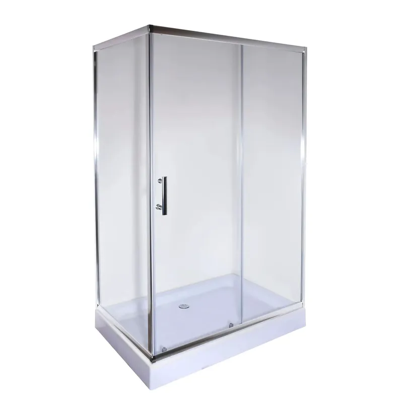 Душевая кабина Mixxus HARD SCT01-100x90x198-TR CHROME 5мм, с низким поддоном, прозрачное стекло