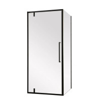 Душова кабіна Mixxus Premium BEVEL SC01-90x90x195-TR Black 6мм, без піддону, прозоре скло 