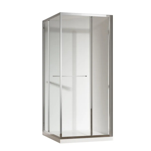 Душова кабіна Koer SR SC09-90x90x200-L-TR-01 Easy Clean 6мм, без піддону, прозоре скло, хром 