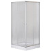 Душевая кабина Mixxus CUBIC SCT01-100x100x195-FB CHROME 4мм, с низким поддоном, матовое стекло