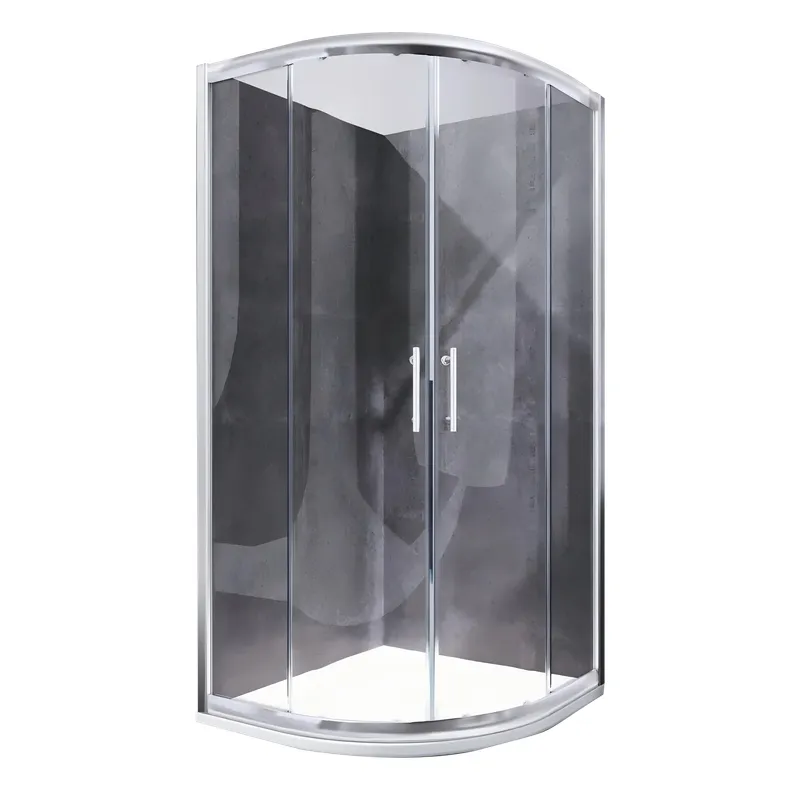 Душевая кабина Koer SR SC04-100x100x195-TR-01 Easy Clean 5мм, без поддона, прозрачное стекло, хром