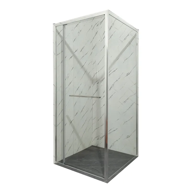 Душевая кабина Mixxus Premium Quadro SC01-90x90x195-TR Chrome 6мм, без поддона, прозрачное стекло