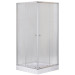 Душова кабіна Mixxus CUBIC SCT01-90x90x195-FB CHROME 4мм, з низьким піддоном, матове скло 