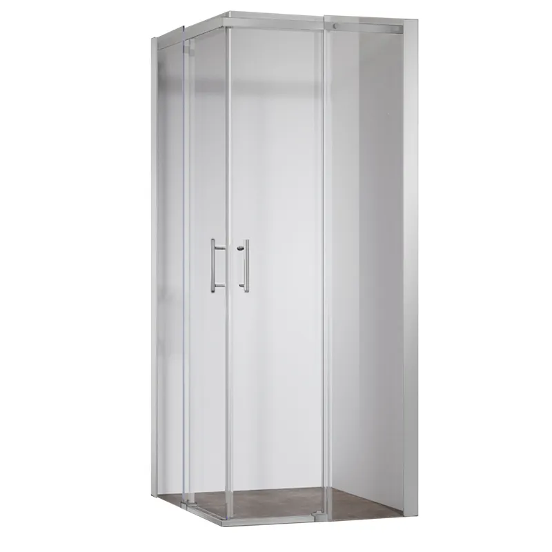 Душевая кабина Koer SR SC03-90x90x200-TR-01 Easy Clean 6мм, без поддона, прозрачное стекло, хром