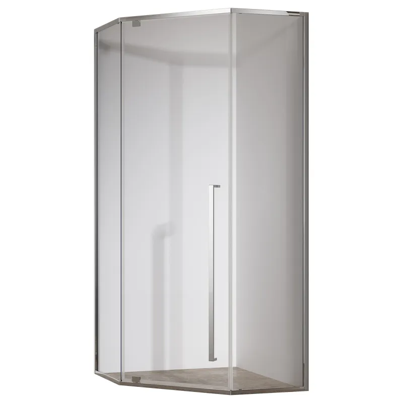 Душова кабіна Koer SR SC06-90x90x200-TR-01 Easy Clean 8мм, без піддону, прозоре скло, хром 