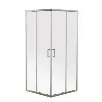 Душова кабіна Mixxus Premium DIVERSE SC02-90x90x195-TR Chrome 5мм, без піддону, прозоре скло 