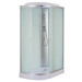 Бокс душевой Mixxus WAVE SB02-120x80x215-R-FB SATIN без гидромассажа с низким поддоном