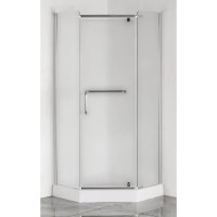 Душова кабіна Mixxus LINES SCT01-90x90x198-TR CHROME 6мм, з низьким піддоном, прозоре скло 