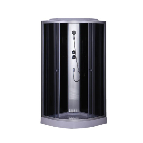 Бокс душевой Mixxus STRONG SB02-90x90x215-GR SATIN без гидромассажа с низким поддоном Бокс душевой Mixxus STRONG SB02-90x90x215-GR SATIN без гидромассажа с низким поддоном