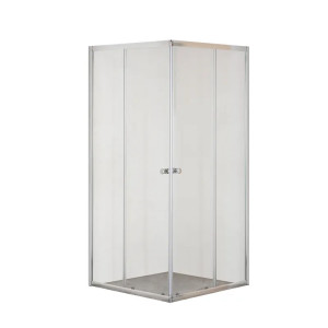 Душова кабіна Mixxus CUBIC SC01-90x90x185-TR CHROME 4мм, без піддону, прозоре скло 