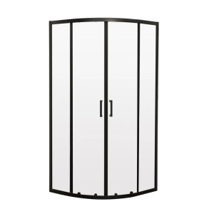 Душова кабіна Mixxus Premium DIVERSE SC01-90x90x195-TR Black 5мм, без піддону, прозоре скло 
