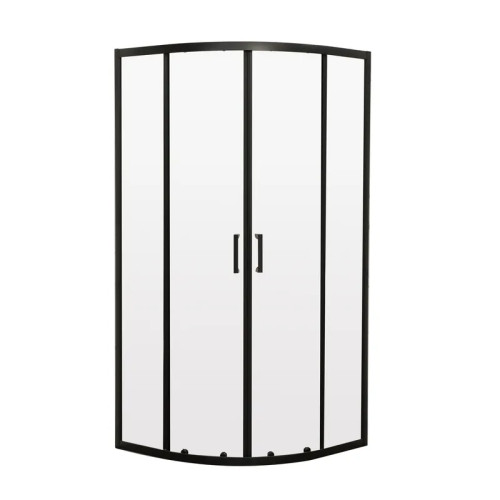 Душова кабіна Mixxus Premium DIVERSE SC01-90x90x195-TR Black 5мм, без піддону, прозоре скло 