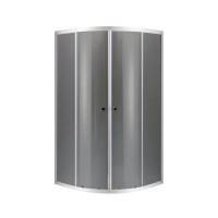 Душова кабіна Mixxus PLAIN SC01-90x90x185-GR CHROME 4мм, без піддону, сіре тоноване скло 