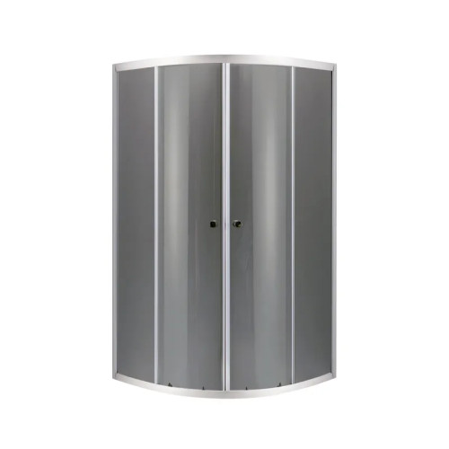 Душова кабіна Mixxus PLAIN SC01-90x90x185-GR CHROME 4мм, без піддону, сіре тоноване скло 