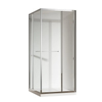 Душова кабіна Koer SR SC09-90x90x200-R-TR-01Easy Clean 6мм, без піддону, прозоре скло, хром 