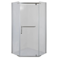 Душова кабіна Mixxus LINES SC01-90x90x185-TR CHROME 6мм, без піддону, прозоре скло 