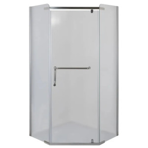 Душова кабіна Mixxus LINES SC01-90x90x185-TR CHROME 6мм, без піддону, прозоре скло 