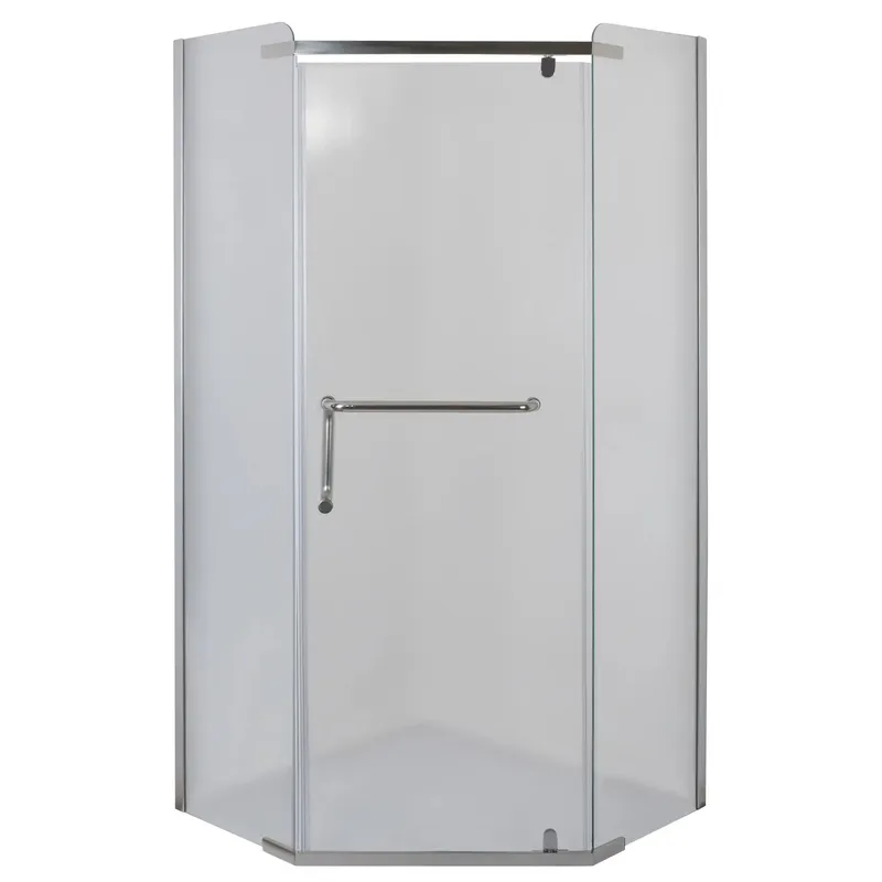 Душова кабіна Mixxus LINES SC01-90x90x185-TR CHROME 6мм, без піддону, прозоре скло 